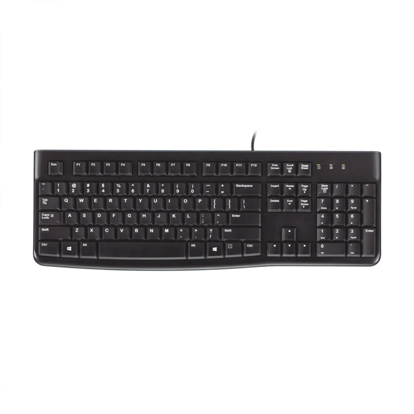 USB Wired Keyboard Spill‑Resistant With Numeric Keypad
