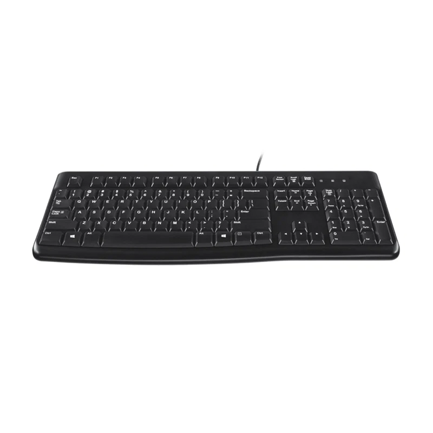 USB Wired Keyboard Spill‑Resistant With Numeric Keypad