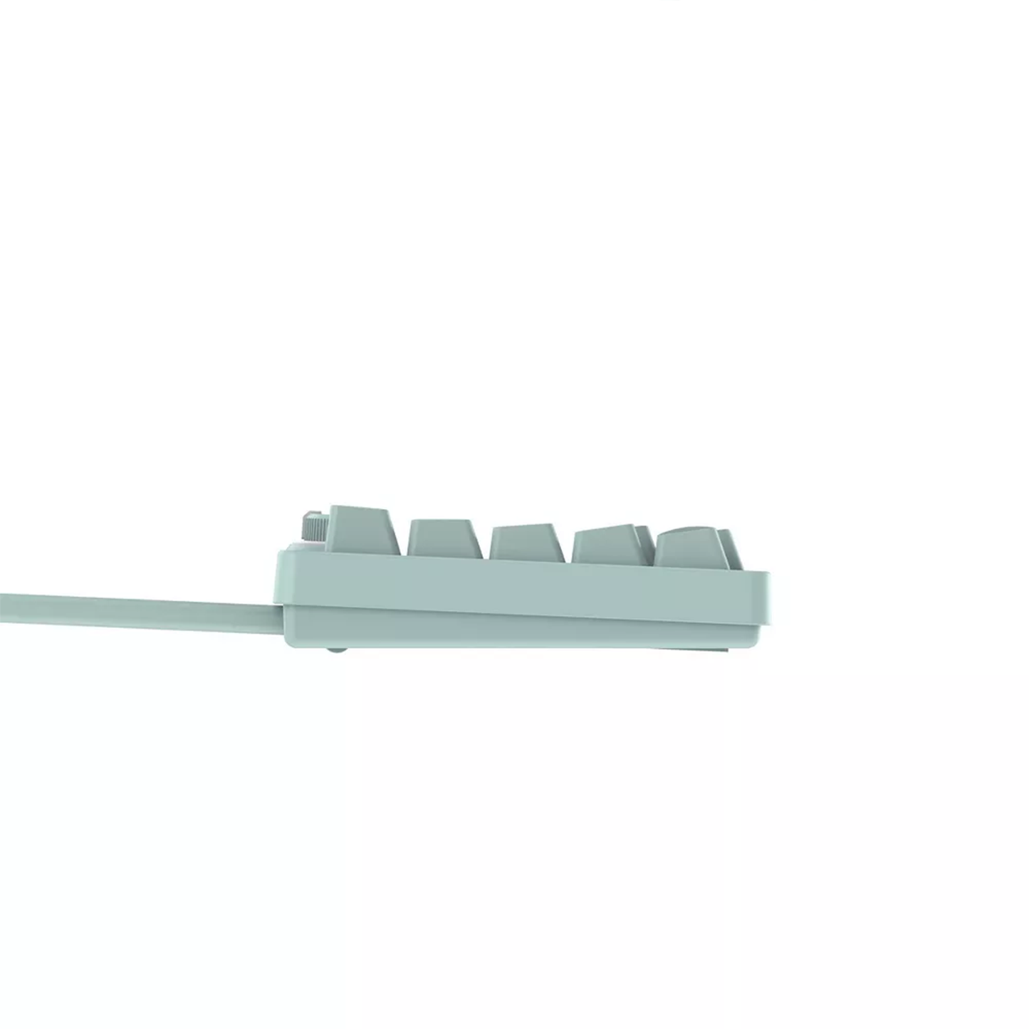 Green Wired Mechanical Keyboard Backlit Compact Gaming Keyboard